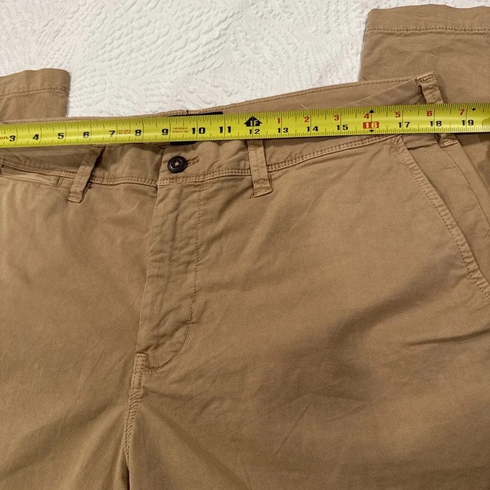 American Eagle Pants Mens Sz 36X34 Next Level Flex Slim Straight Chino Tan Khaki - Picture 6 of 11